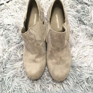 Women's Covington Grey Heeled Booties